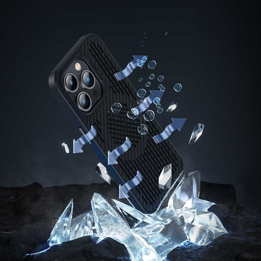 Apple iPhone 14 Plus Kılıf Benks Magnetic Cooling Kevlar Soğutucu Özellikli Telefon Kılıfı Siyah