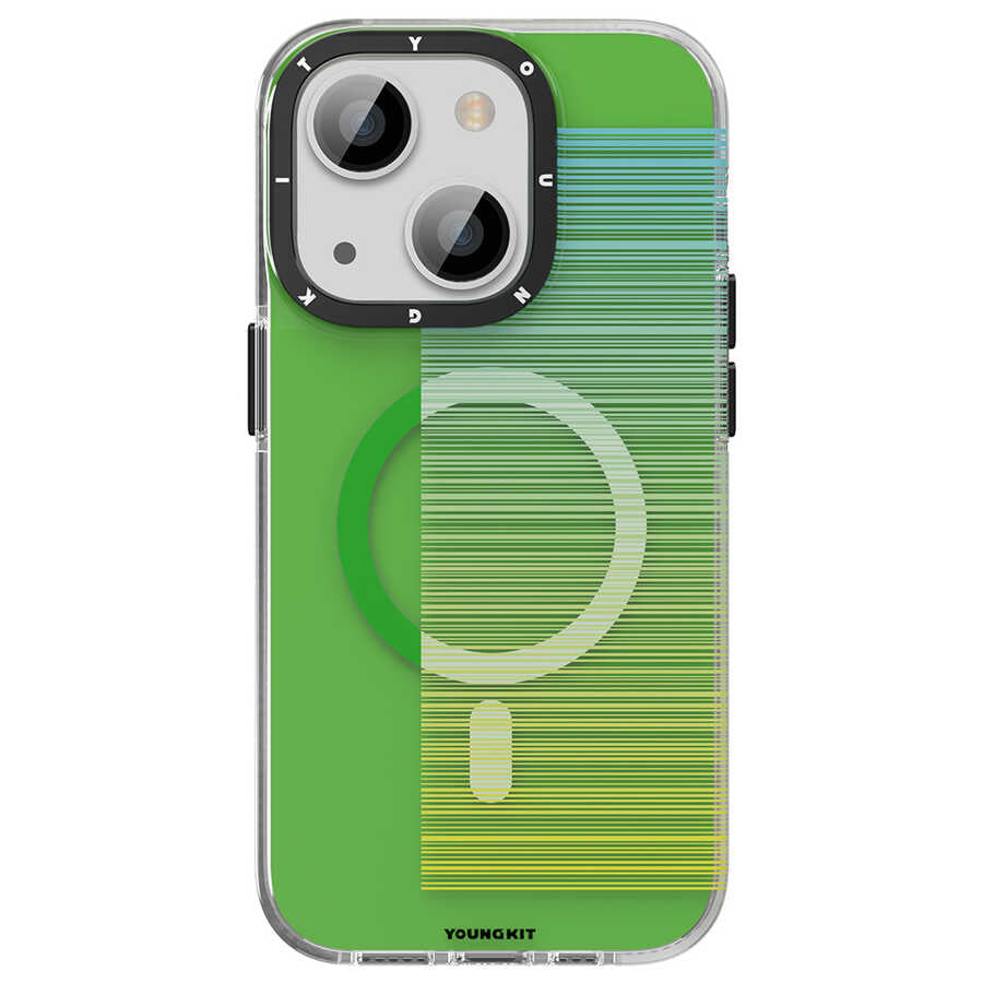 Apple iPhone 14 Plus Case M-safe Charging Feature Youngkit Pure Series Cover Blue