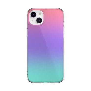 Apple iPhone 14 Plus Kılıf Renk Geçişli Kenarları Şeffaf Tasarımlı Lisanslı Switcheasy Crush Plus Kapak Starlight