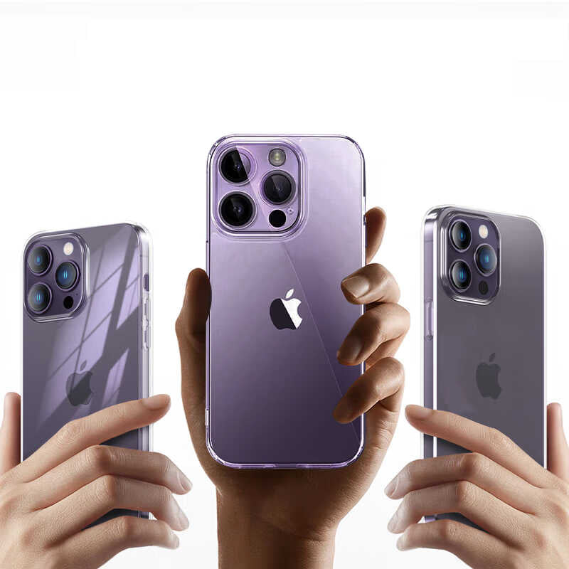 Apple iPhone 14 Plus Case Transparent Airbag Design Wiwu ZCC-108 Concise Series Cover Colorless