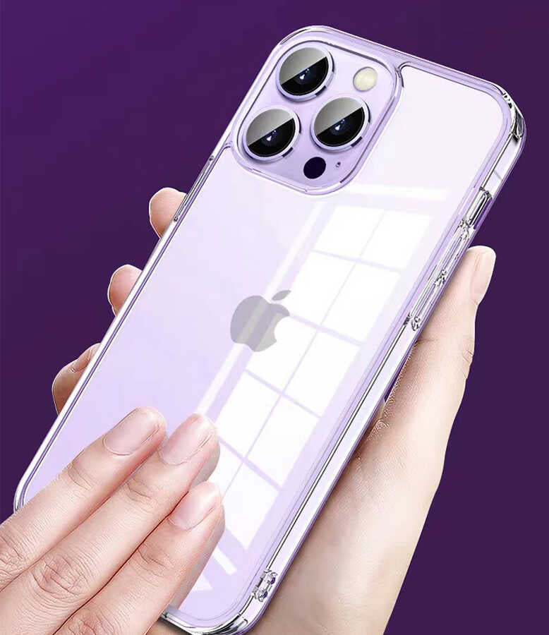 Apple iPhone 14 Plus Case Transparent Airbag Design Wiwu ZCC-108 Concise Series Cover Colorless