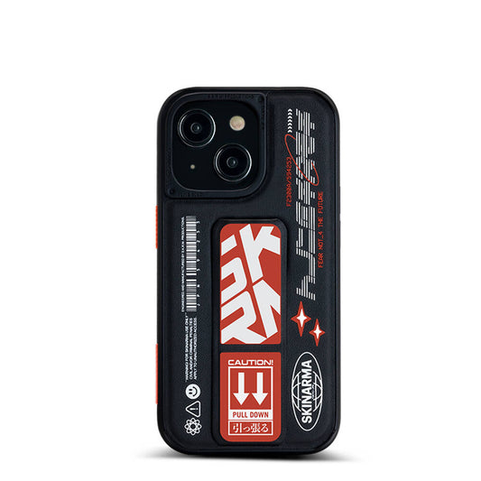 Apple iPhone 14 Plus Kılıf SkinArma Standlı Deri Görünümlü Akarui Kapak Kırmızı