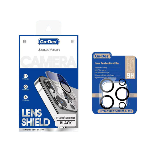 Apple iPhone 14 Pro Go Des Lens Shield CL-14 Kamera Lens Koruyucu Renksiz