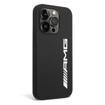 Apple iPhone 14 Pro Kılıf AMG M-safe Şarj Özellikli Büyük Logo Dizayn Kapak