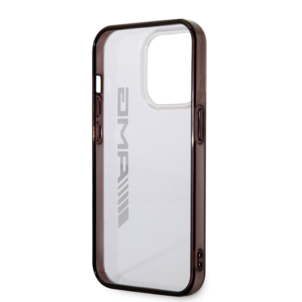 Apple iPhone 14 Pro Case AMG Transparent Black Frame Design Cover Transparent-Black