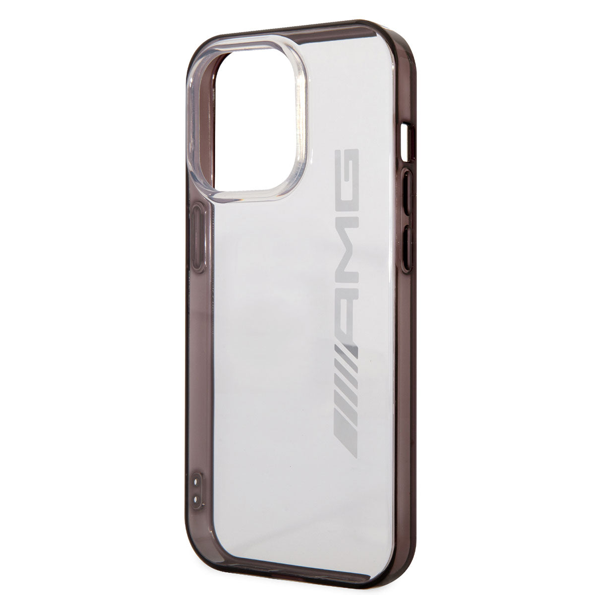 Apple iPhone 14 Pro Case AMG Transparent Black Frame Design Cover Transparent-Black