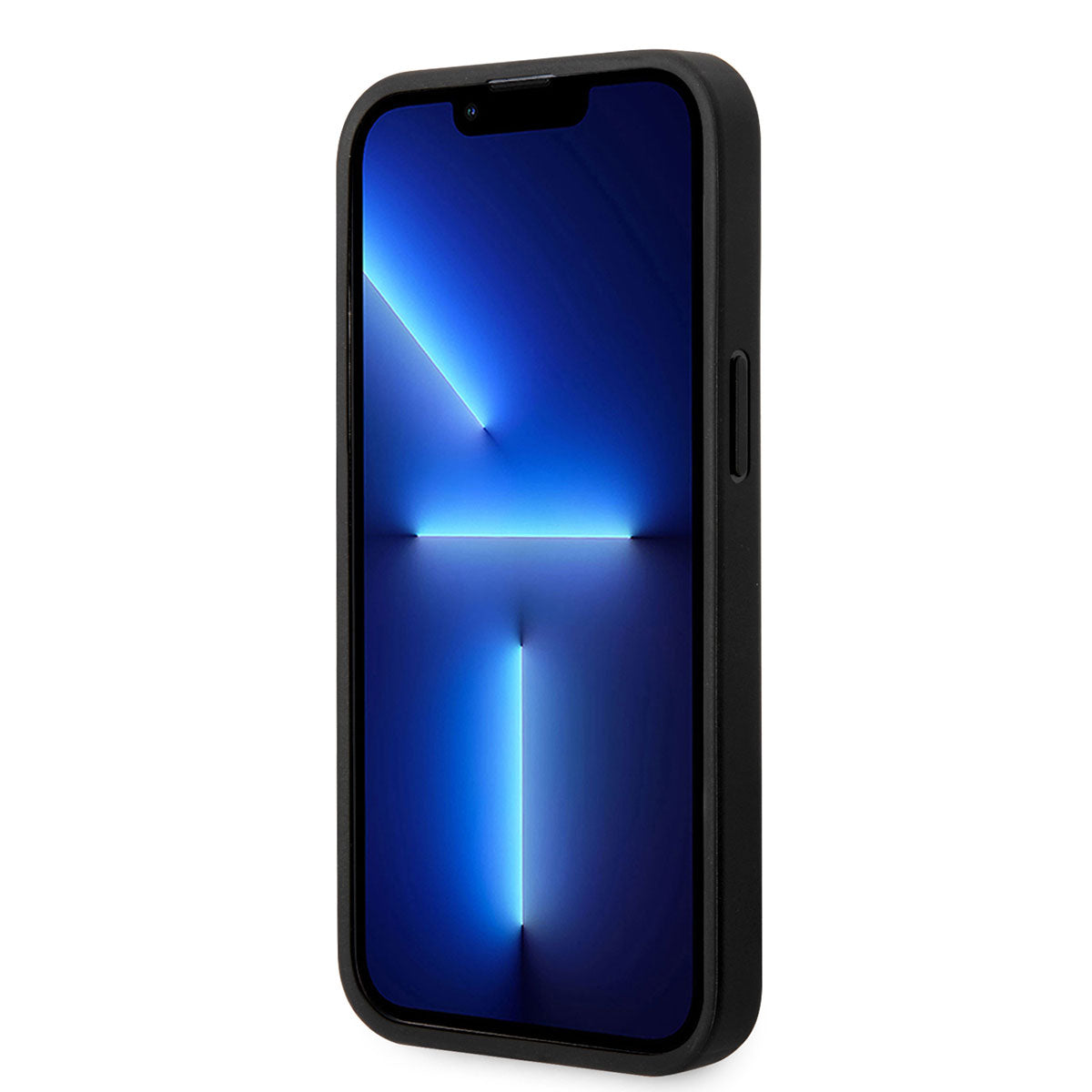 Apple iPhone 14 Pro Kılıf BMW M-safe Şarj Özellikli PU Deri 3 Renkli Logolu Dizayn Kapak Siyah