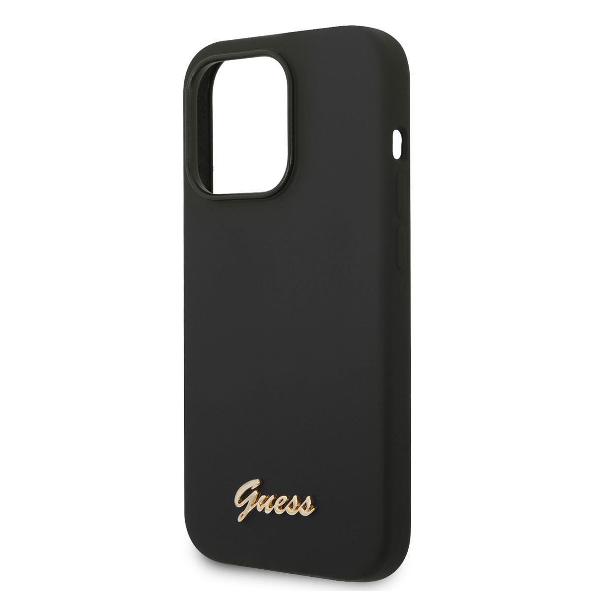 Apple iPhone 14 Pro Case GUESS Silicone Cover Black