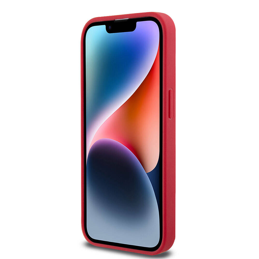 Apple iPhone 14 Pro Kılıf Lacoste Orjinal Lisanslı PU Pike Desenli Arka Yüzey İkonik Timsah Dokuma Logolu Kapak Yeşil