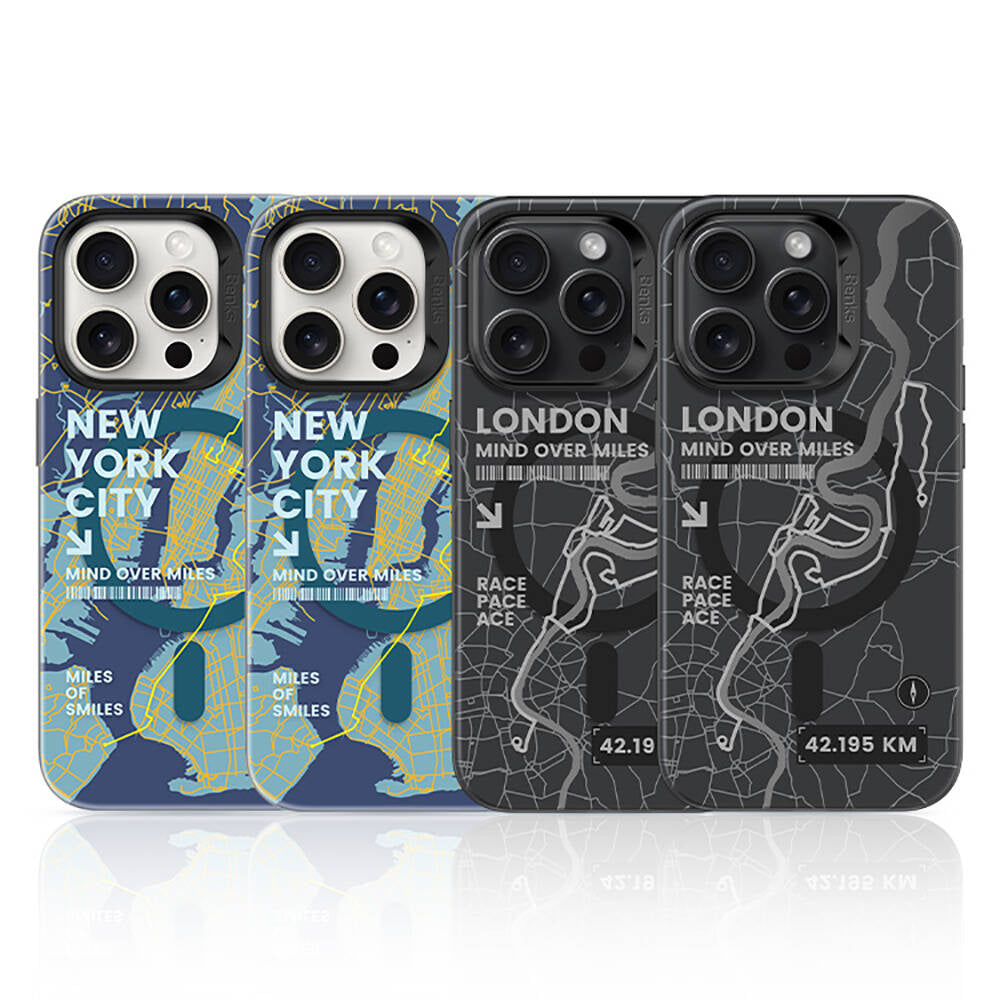 Apple iPhone 14 Pro Case M-safe Charging Feature Benks City Series Cover Blue