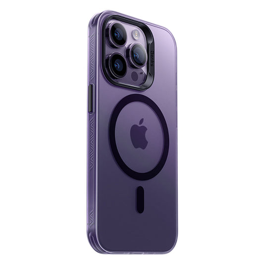 Apple iPhone 14 Pro Kılıf M-safe Şarj Özellikli Benks Lucid Armor Kapak Derin Mor