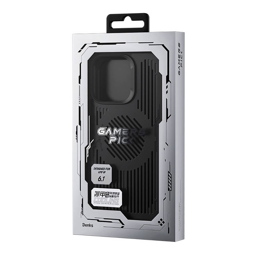 Apple iPhone 14 Pro Case M-safe Charging Feature Drop Resistant Cooler Benks Biliz Cover Black