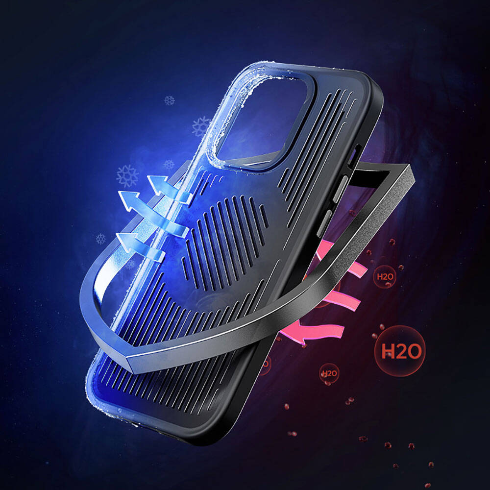 Apple iPhone 14 Pro Case M-safe Charging Feature Drop Resistant Cooler Benks Biliz Cover Black