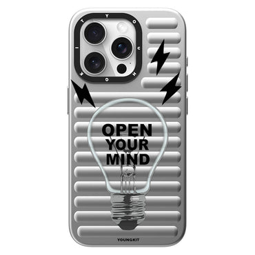 Apple iPhone 14 Pro Kılıf M-safe Şarj Özellikli Youngkit Open Mind Serisi Kapak Siyah