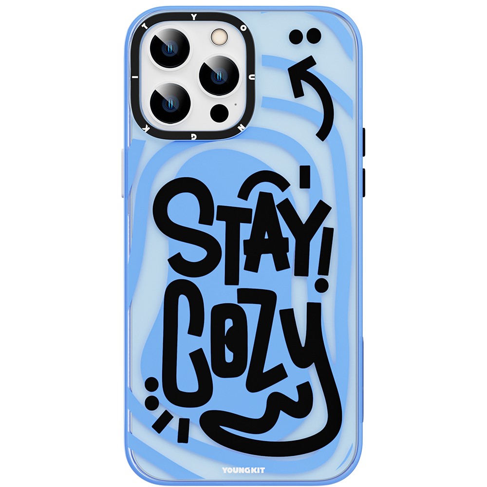 Apple iPhone 14 Pro Case Happy Mood Figure YoungKit Happy Mood Series Cover Green