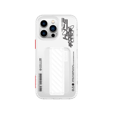 Apple iPhone 14 Pro Kılıf SkinArma Şeffaf Desenli Kaze Kapak Füme