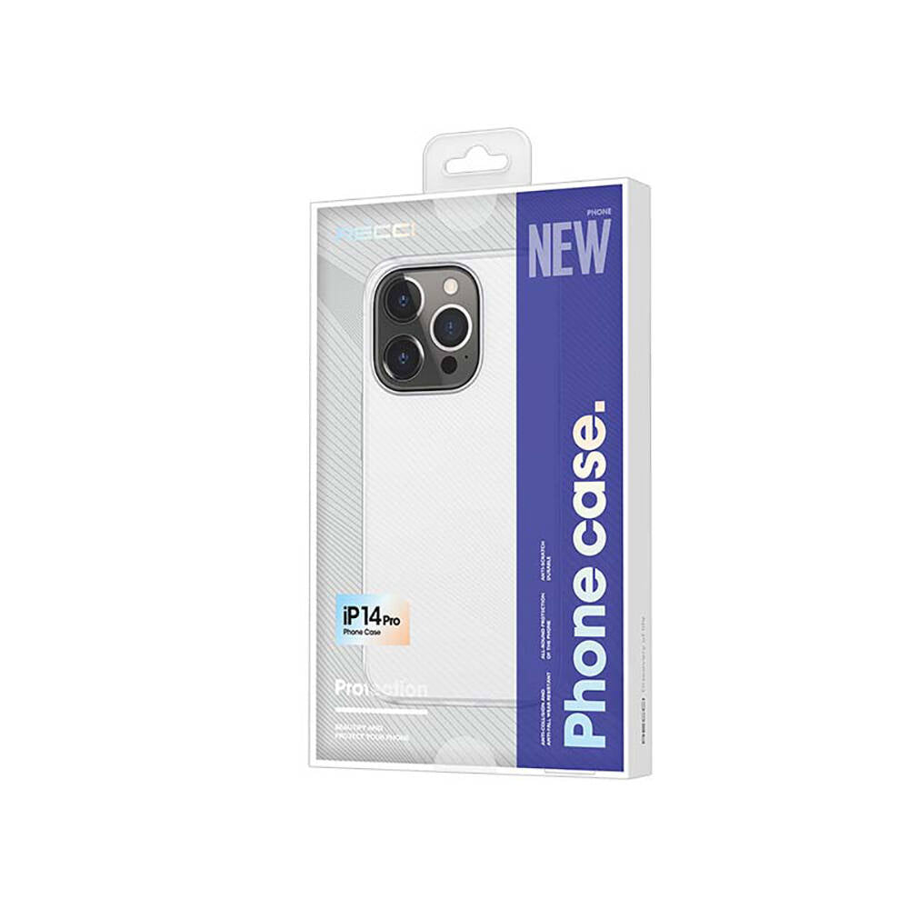 Apple iPhone 14 Pro Case Ultra Thin Matte PC Back Surface Recci Elite Series Cover Gray