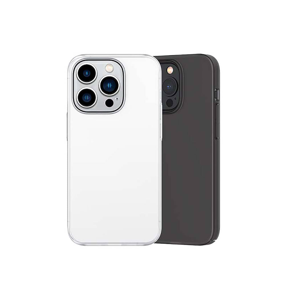 Apple iPhone 14 Pro Case Ultra Thin Matte PC Back Surface Recci Elite Series Cover Gray