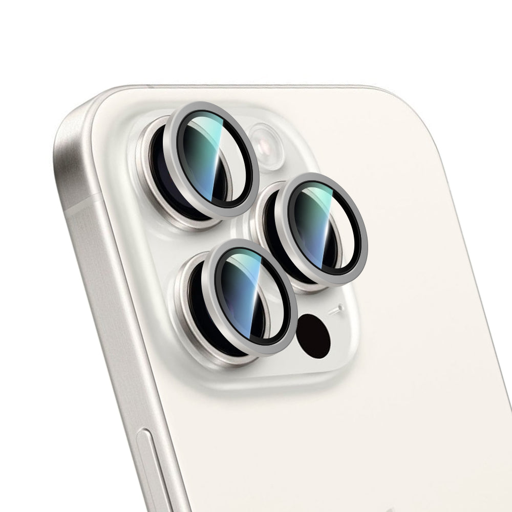 Apple iPhone 14 Pro Max CaseWorld Alloy Serisi Oleofobik Anti Reflective Kamera Lens Koruyucu Gold