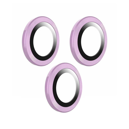 Apple iPhone 14 Pro Max Go Des Eagle Kamera Lens Koruyucu Mor