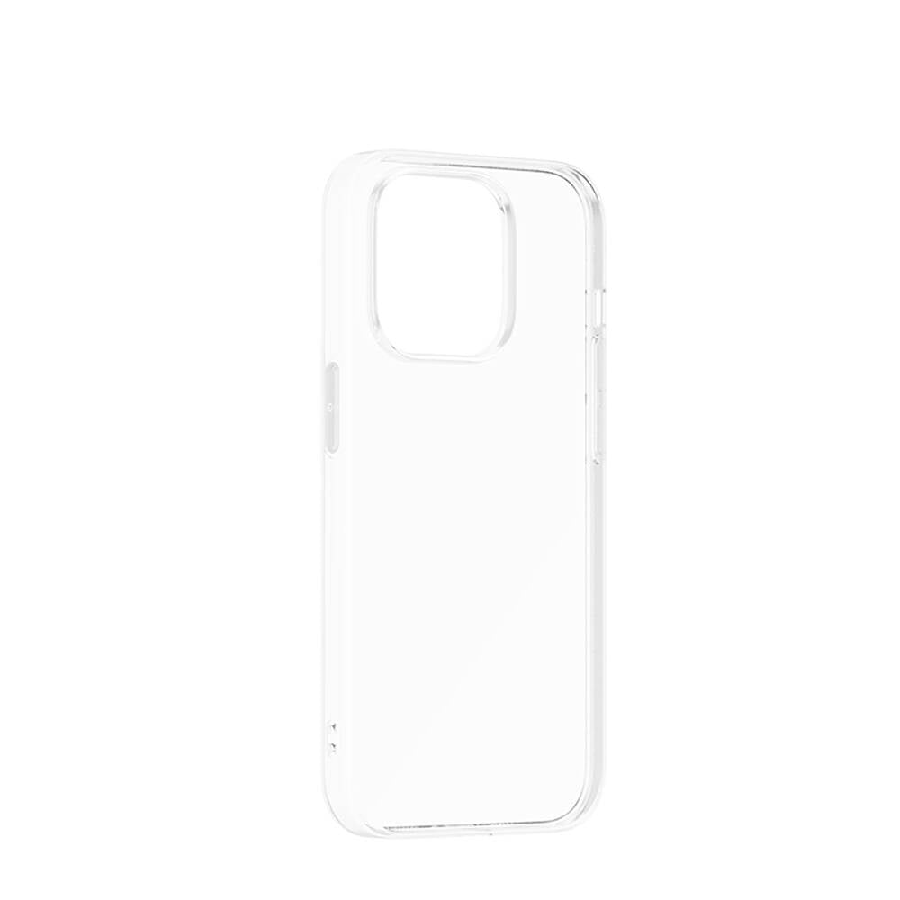 Apple iPhone 14 Pro Max Case Transparent Shock Absorbing Silicone Design with Airbag Recci Clarity Series Cover Transparent