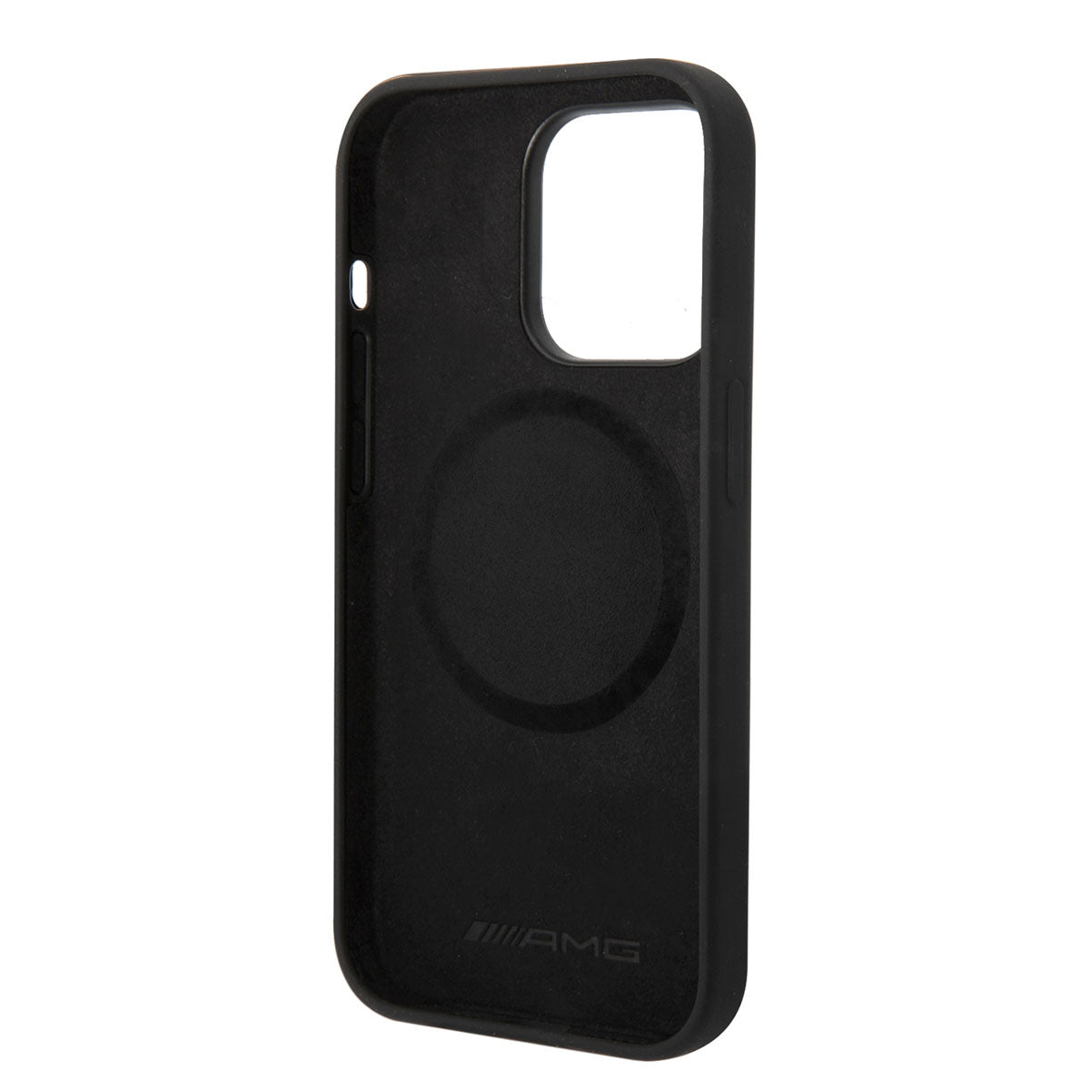 Apple iPhone 14 Pro Max Case AMG M-safe Charging Feature Large Logo Design Cover Black
