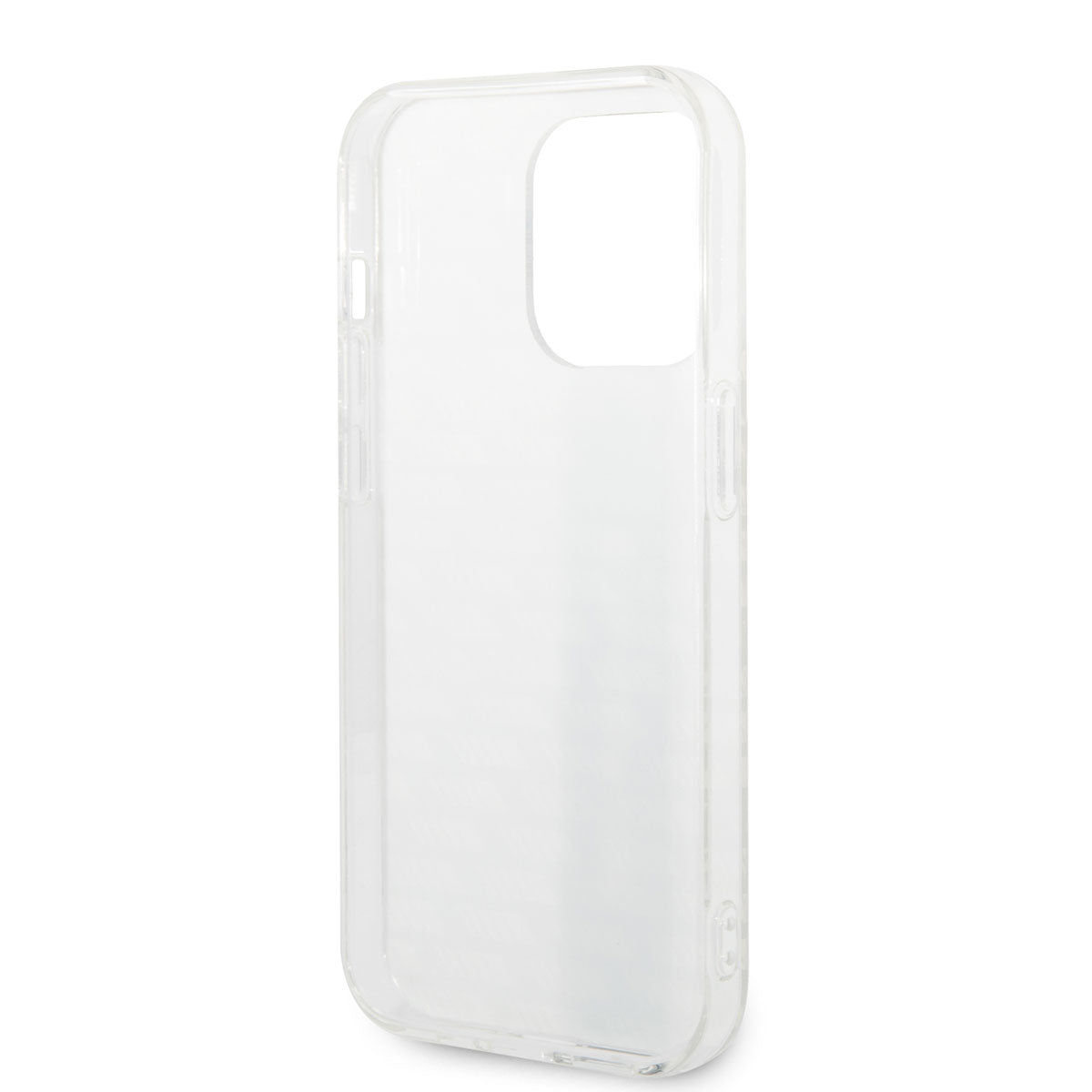 Apple iPhone 14 Pro Max Kılıf AMG Transparan Çift Katmanlı Karbon Dizayn II Kapak Siyah