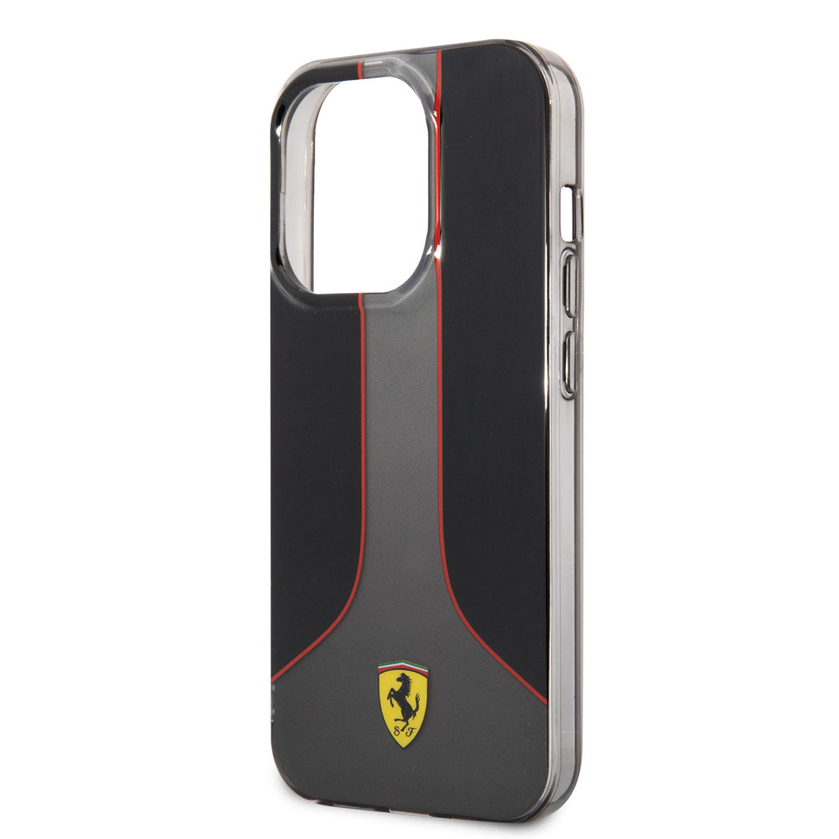 Apple iPhone 14 Pro Max Case Ferrari Gradient Printed Design Cover Black