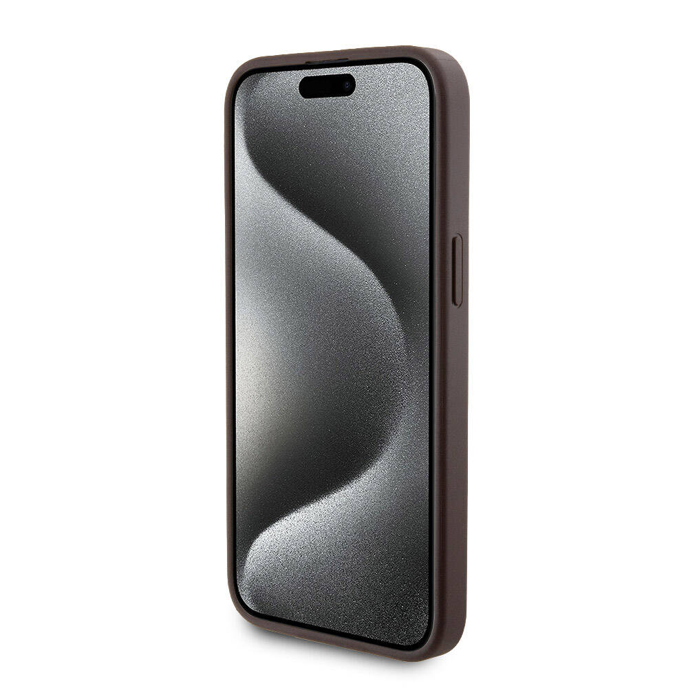 Apple iPhone 14 Pro Max Case Guess Original Licensed M-safe Charging Feature Text Logo 4G Patterned Cover + Powerbank 5000mAh 2in1 Set Black