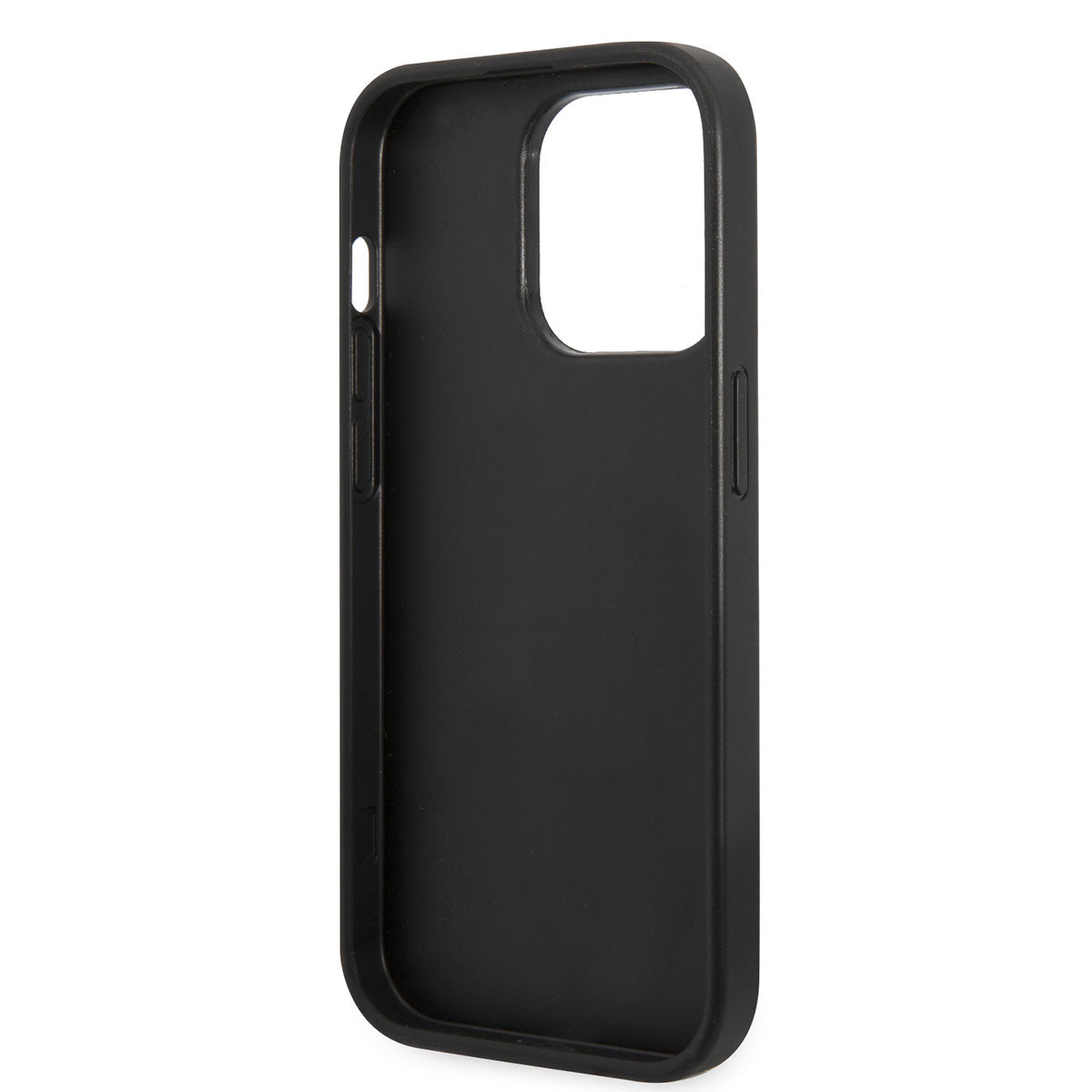 Apple iPhone 14 Pro Max Case GUESS PU Leather Stripe Logo Design Cover Gray