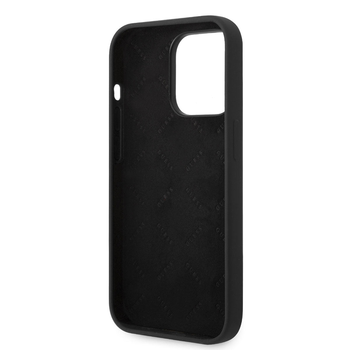 Apple iPhone 14 Pro Max Case GUESS Silicone Cover Black