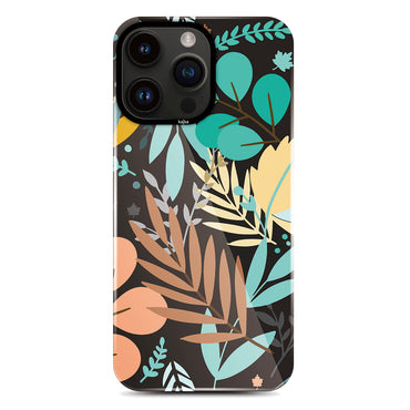 Apple iPhone 14 Pro Max Kılıf HD Desenli Kajsa Shield Plus Flower Graphic Serisi Kapak Mor