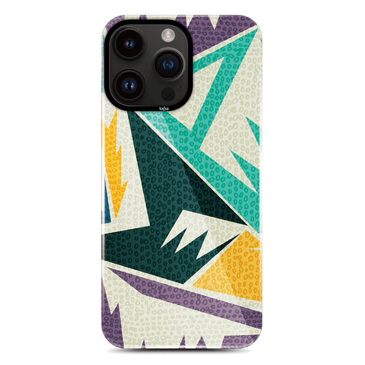 Apple iPhone 14 Pro Max Kılıf HD Desenli Kajsa Shield Plus Flower Graphic Serisi Kapak Beyaz