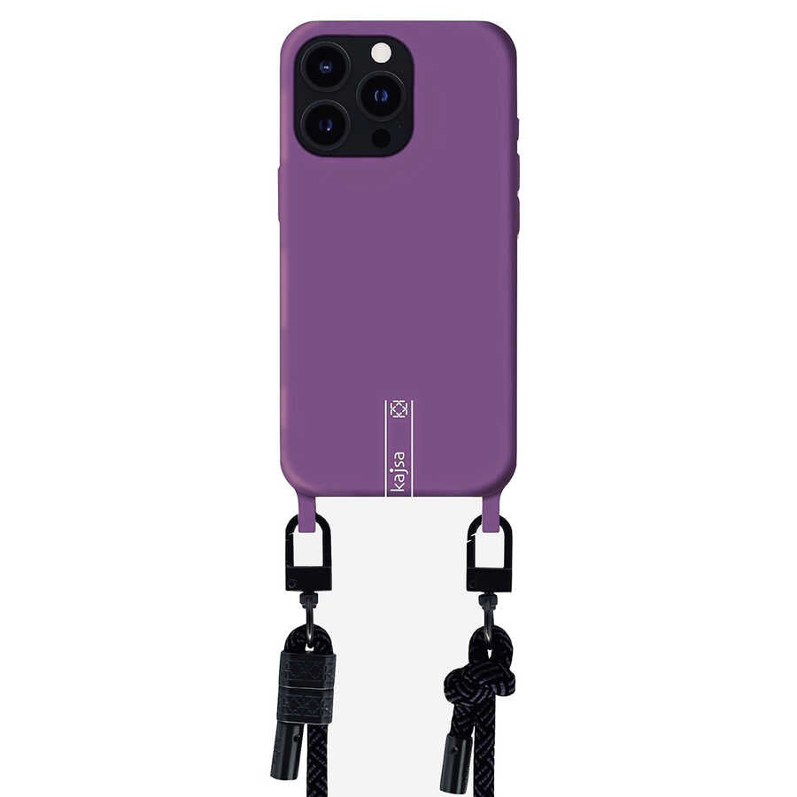 Apple iPhone 14 Pro Max Kılıf Kajsa Missy And Match Klasik İp Askılı Kapak Yeşil
