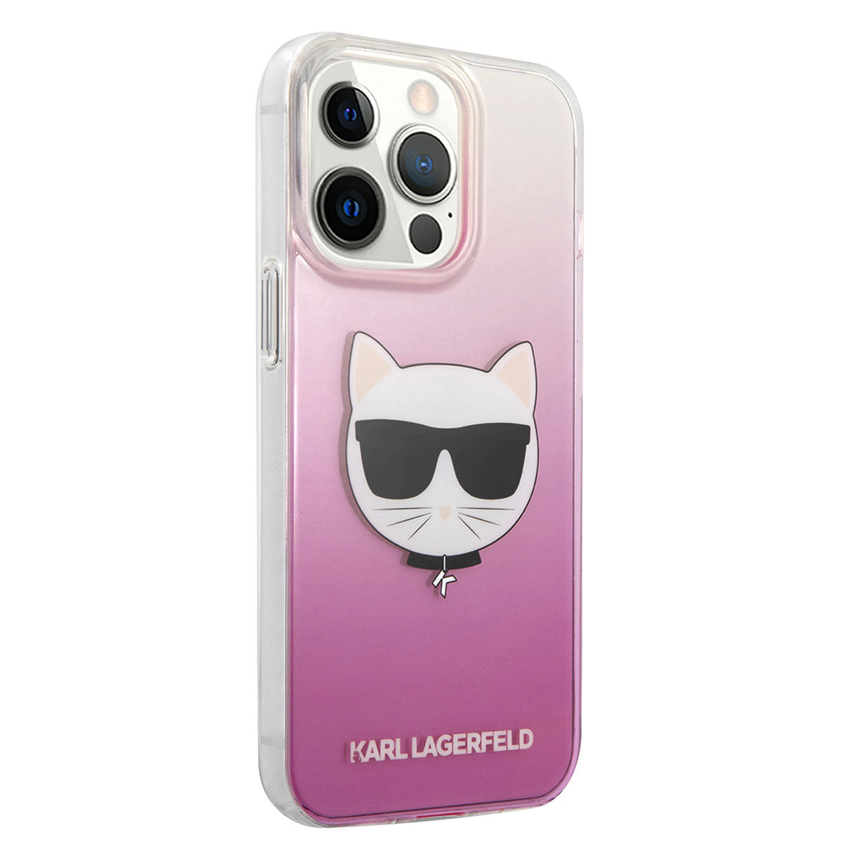 Apple iPhone 14 Pro Max Case Karl Lagerfeld Hard TPU Choupette Design Cover Pink