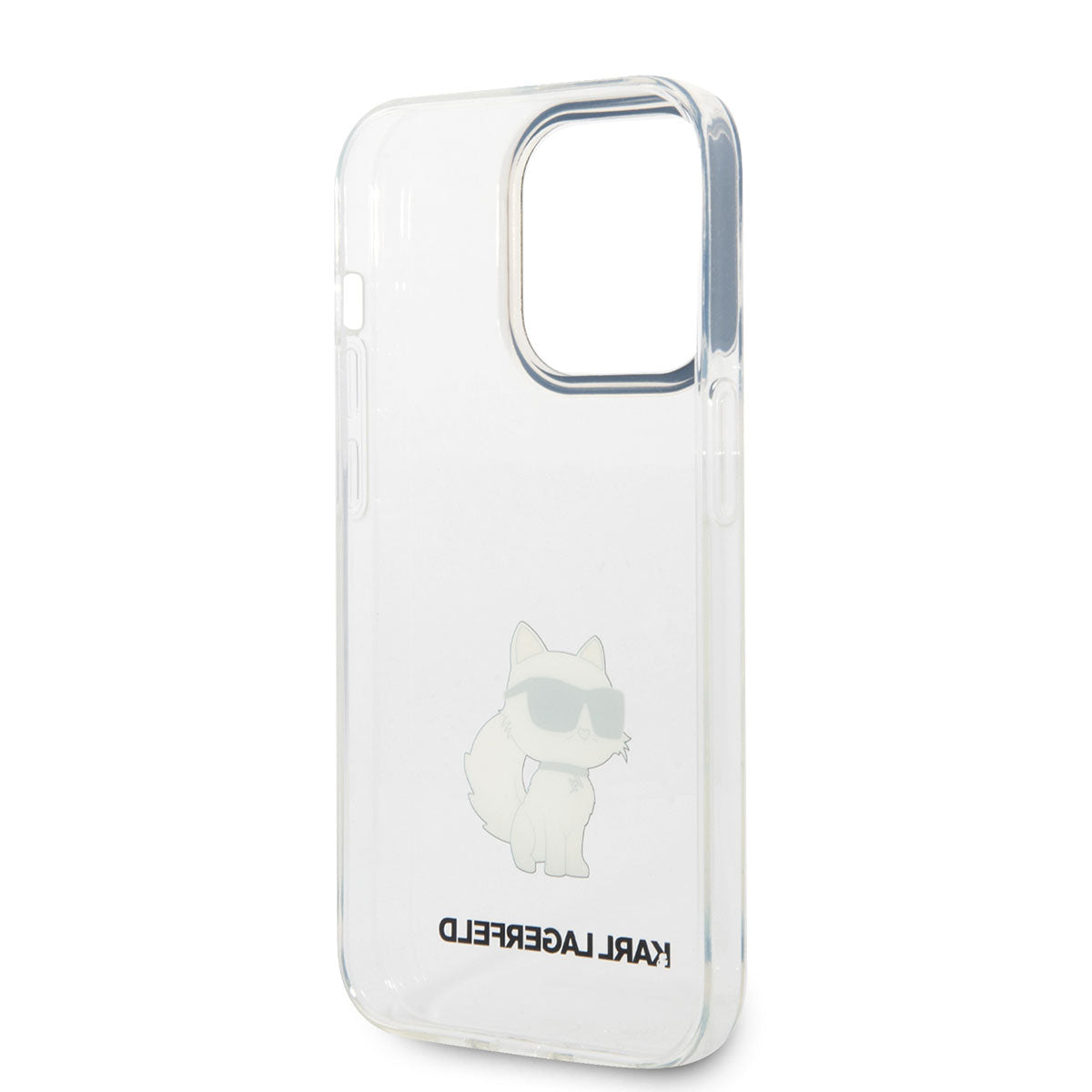 Apple iPhone 14 Pro Max Case Karl Lagerfeld Transparent Choupette Design Cover Colorless