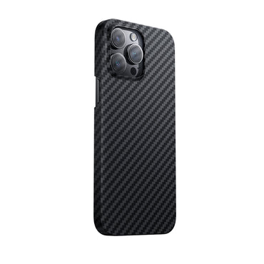 Apple iPhone 14 Pro Max Kılıf M-safe Özellikli Karbon Fiber Benks Essential Kevlar Kapak