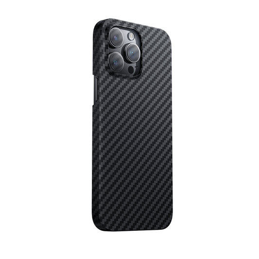 Apple iPhone 14 Pro Max Kılıf M-safe Özellikli Karbon Fiber Benks Essential Kevlar Kapak
