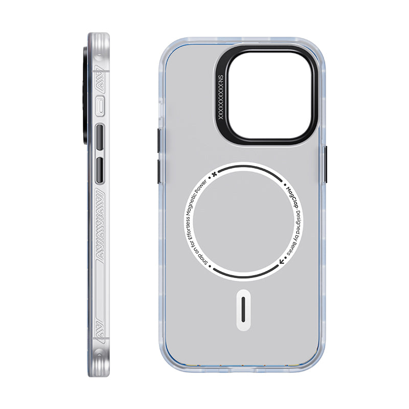 Apple iPhone 14 Pro Max Case M-safe Charging Feature Benks Casebang Memory & Meditation Cover White