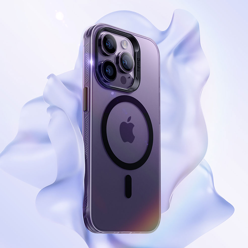 Apple iPhone 14 Pro Max Case M-Safe Charging Feature Benks Lucid Armor Cover Deep Purple