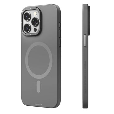 Apple iPhone 14 Pro Max Kılıf M-safe Şarj Özellikli Çizilmeye ve Aşınmaya Dayanıklı Youngkit Velvet Serisi Kapak Pembe