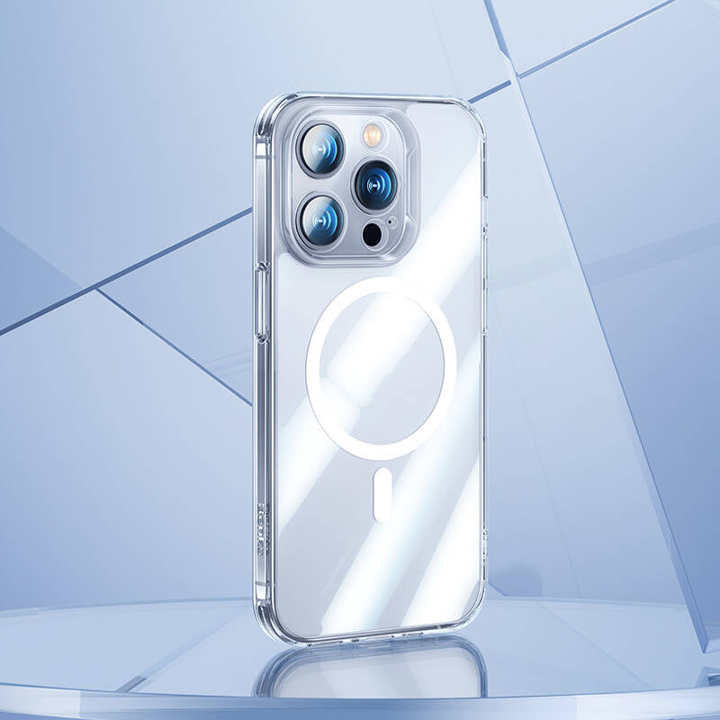 Apple iPhone 14 Pro Max Case M-safe Charging Feature Camera Protection Benks Corning Glass Series Cover Colorless