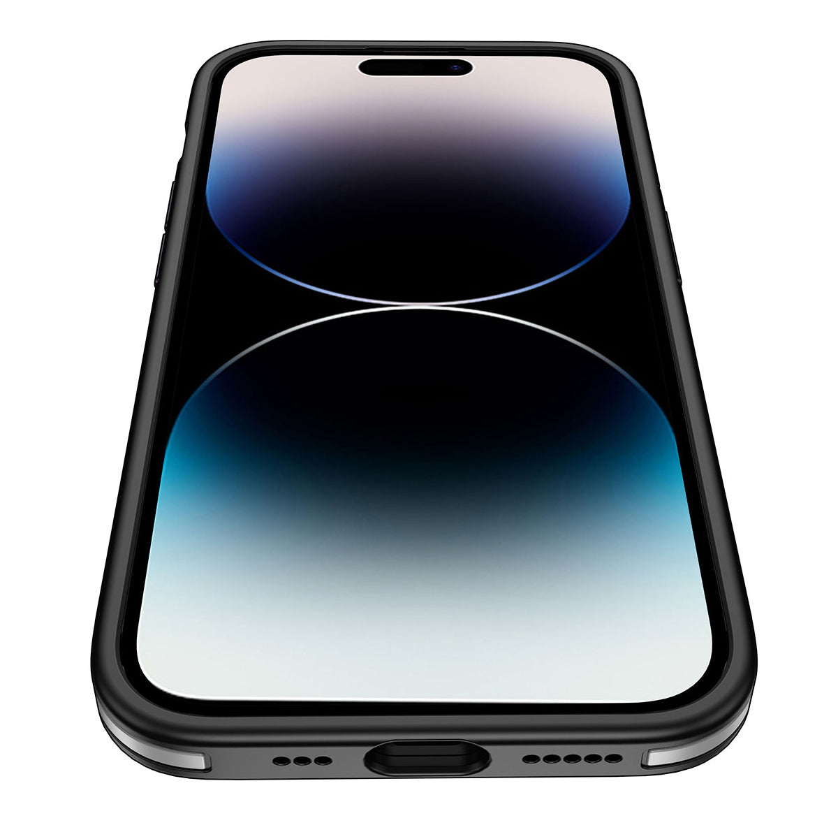 Apple iPhone 14 Pro Max Kılıf M-safe Şarj Özellikli Mat Görünümlü Wlons Vevo Kapak Gümüş