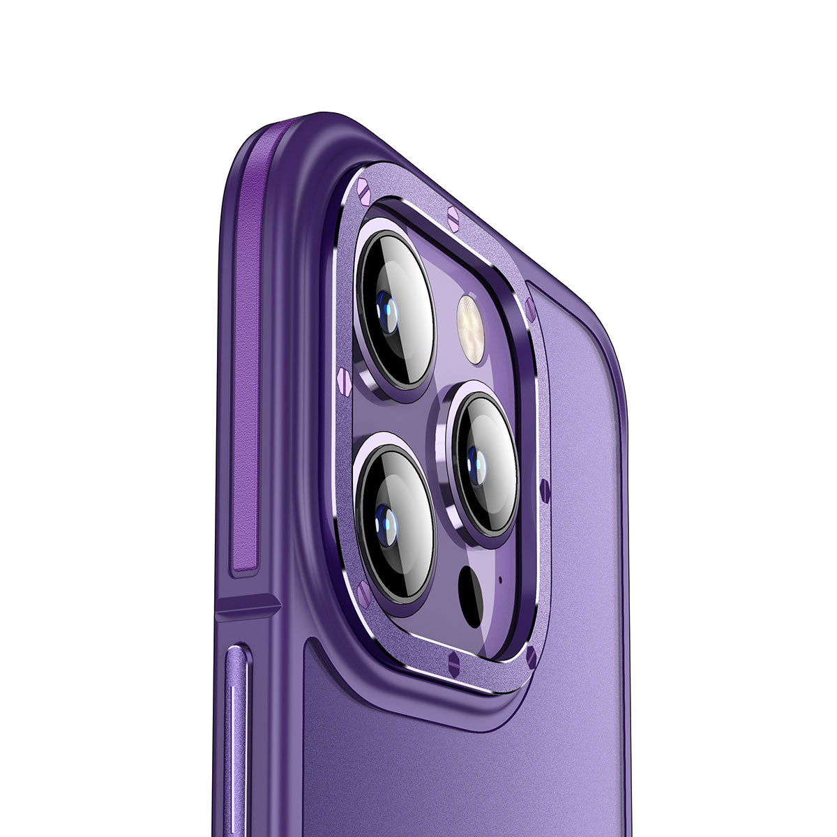 Apple iPhone 14 Pro Max Kılıf M-safe Şarj Özellikli Mat Görünümlü Wlons Vevo Kapak Gümüş