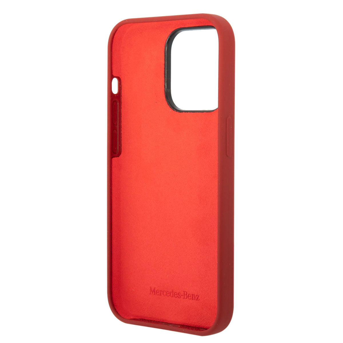 Apple iPhone 14 Pro Max Case Mercedes Benz Vertical Gradient Starry Silicone Cover Red