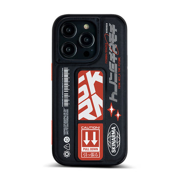 Apple iPhone 14 Pro Max Kılıf SkinArma Standlı Deri Görünümlü Akarui Kapak Kırmızı