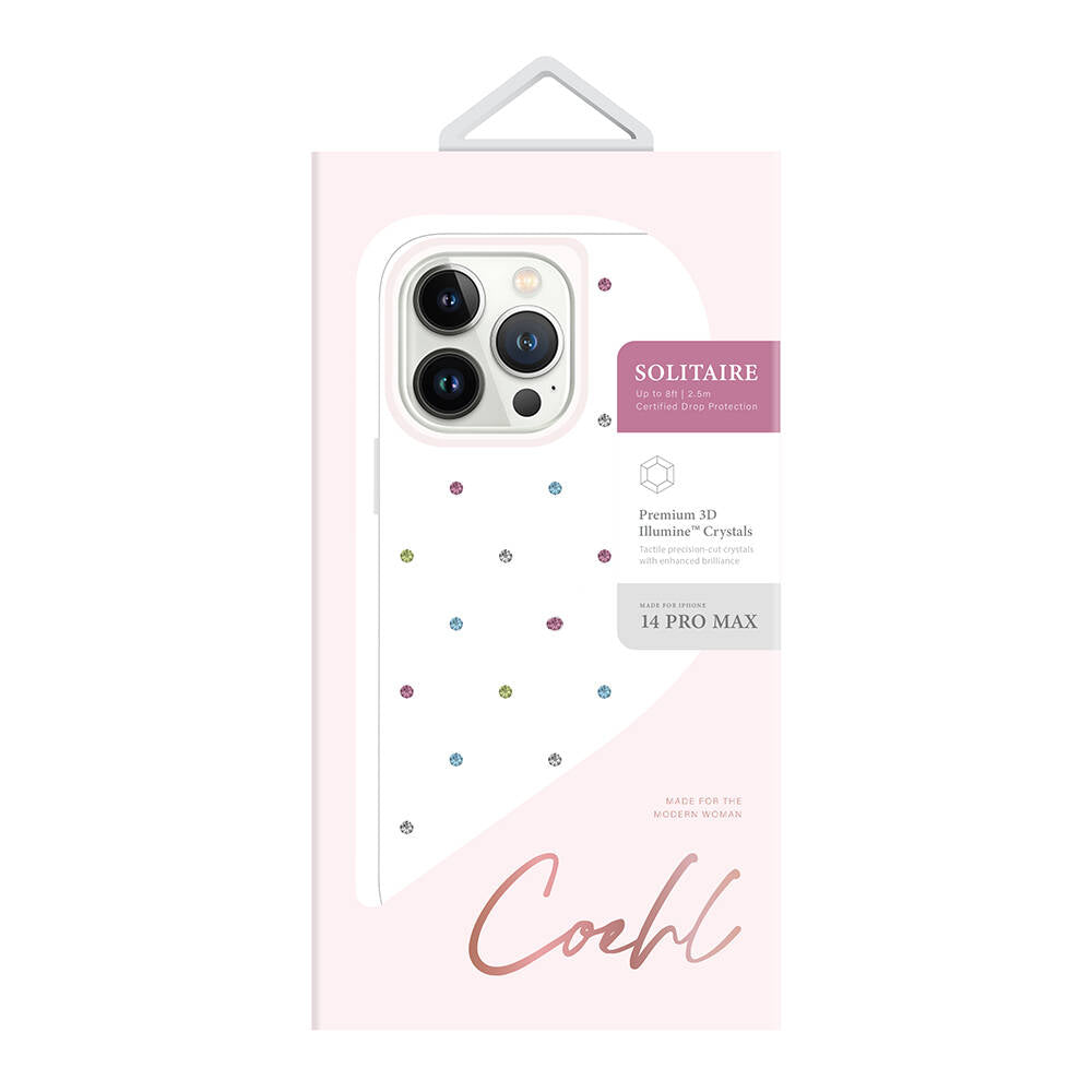 Apple iPhone 14 Pro Max Case Solitaire Patterned Coehl Solitaire Cover Colorless
