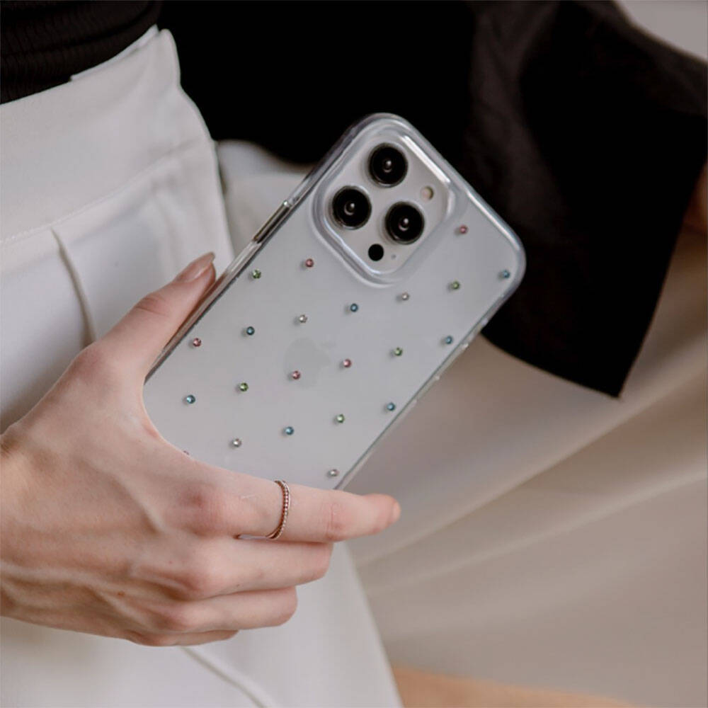 Apple iPhone 14 Pro Max Case Solitaire Patterned Coehl Solitaire Cover Colorless
