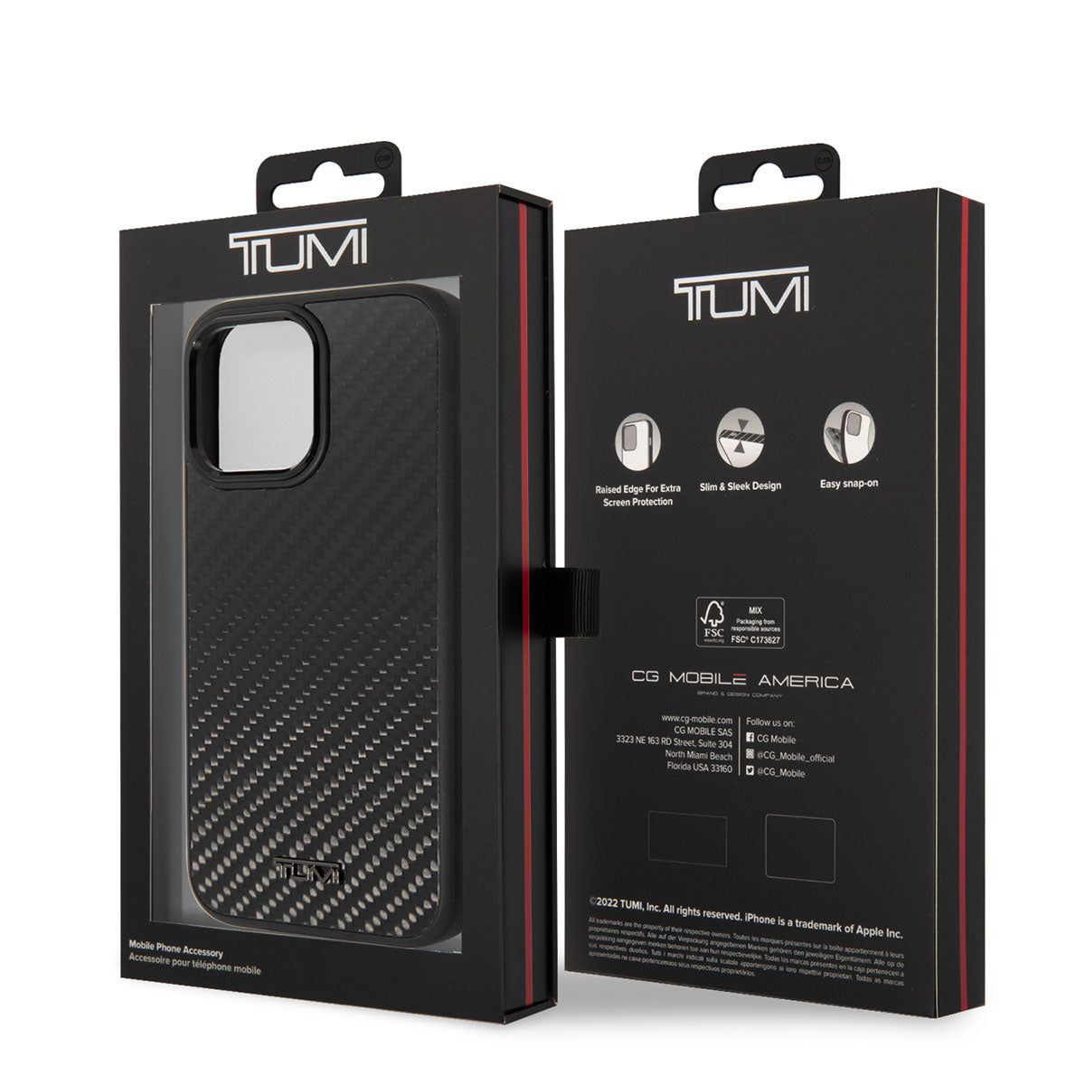 Apple iPhone 14 Pro Max Case TUMI Genuine Aluminum Design Cover Black