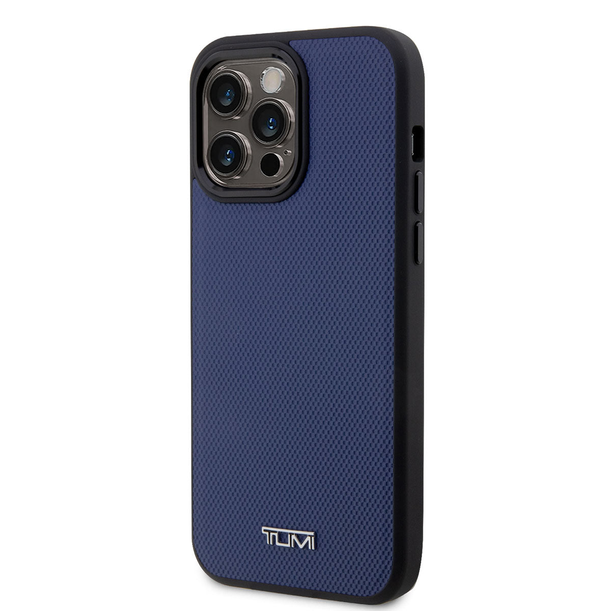 Apple iPhone 14 Pro Max Case TUMI M-safe Charging Feature Leather Dotted Design Cover Olive